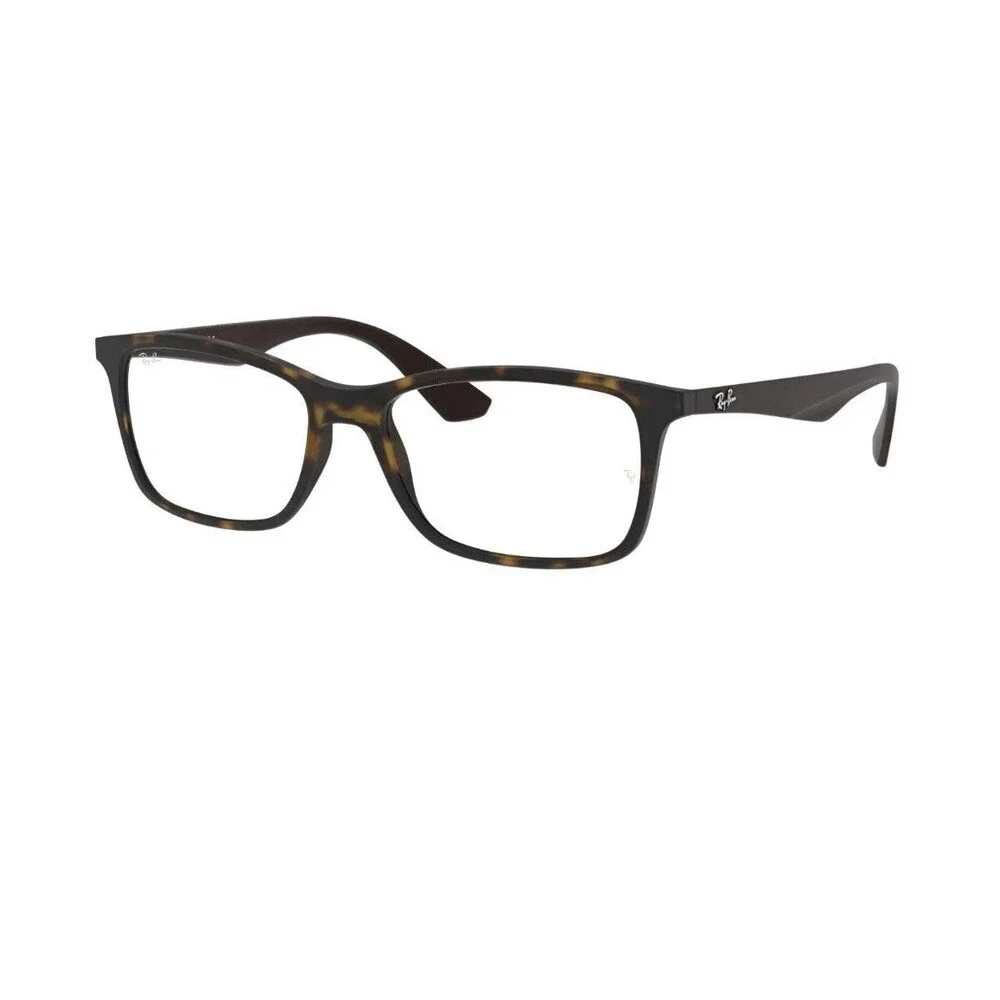 Ray Ban RB RX 7047 5573 Havana Brown Authentic Eyeglasses w/Case 56-17 145